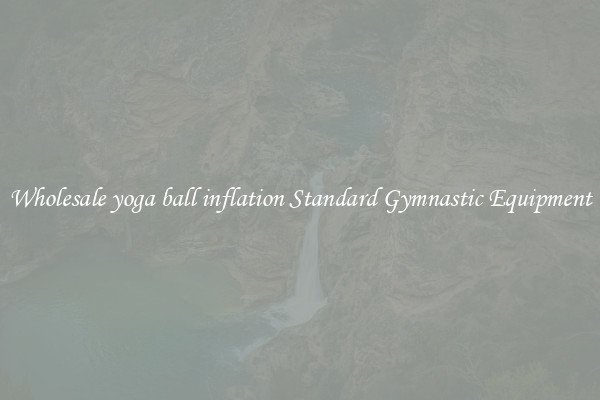 Wholesale yoga ball inflation Standard Gymnastic Equipment