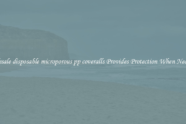 Wholesale disposable microporous pp coveralls Provides Protection When Necessary