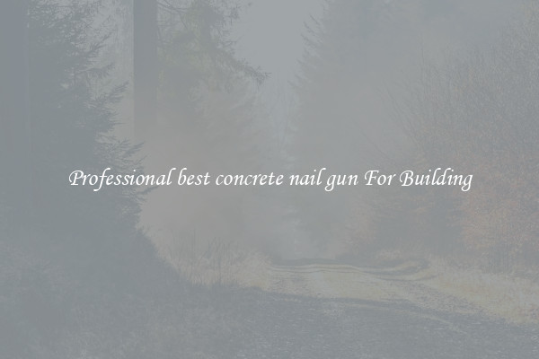 Professional best concrete nail gun For Building