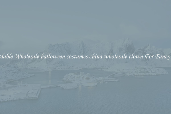 Affordable Wholesale halloween costumes china wholesale clown For Fancy Dress