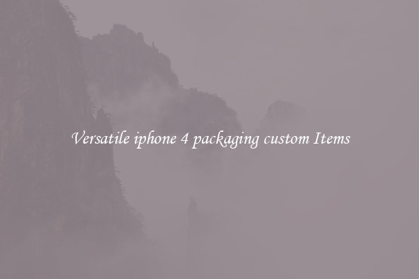 Versatile iphone 4 packaging custom Items